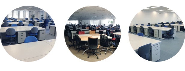 大規模オフィス デスク OAチェア