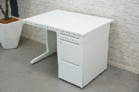 片袖デスク オカムラ アドバンス ホワイト