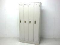コクヨ / LK / ニューグレー / LK-4F1 【中古】 4人用ロッカー