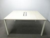 オカムラ / アプションフリー / 木目調 / 3Y2A4L-MU03 【中古】 システムデスク