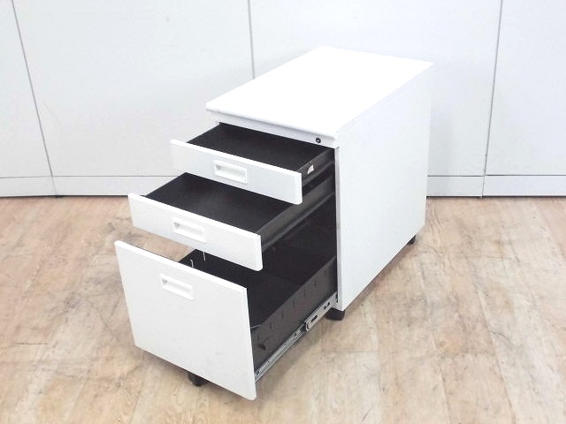 3段ワゴン その他 ホワイト/0-200000000455-1