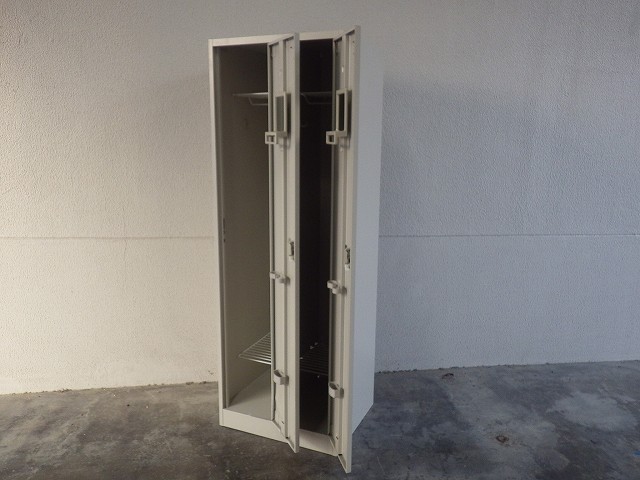 ロッカー2人用 オカムラ ニューグレー/0000584-4