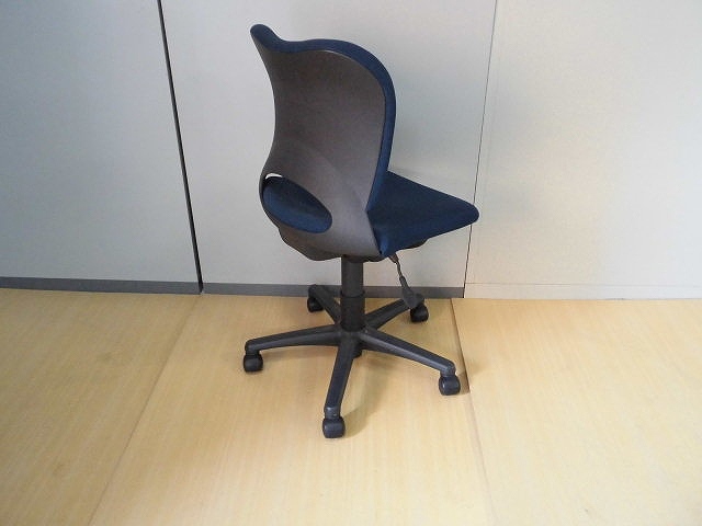 OAチェアー 肘無 プラス ブルー/ 0001067-1