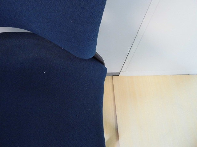 OAチェアー 肘無 プラス ブルー/ 0001067-1