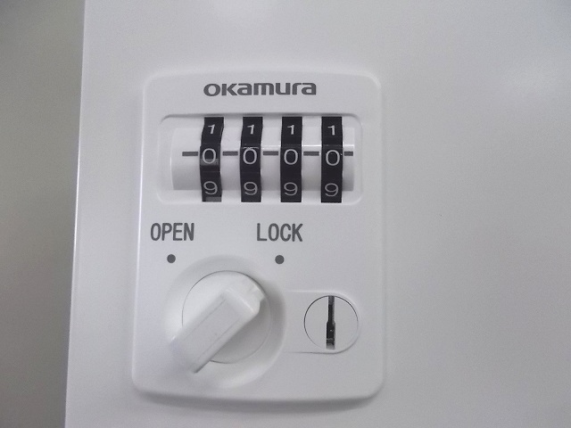 6人用メールロッカー オカムラ ホワイト/0002037-1