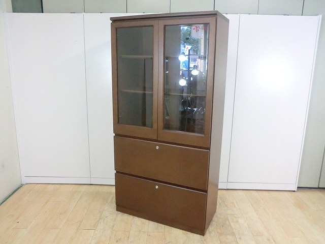 木製書庫 コクヨ 木目調/0-200000002085-1