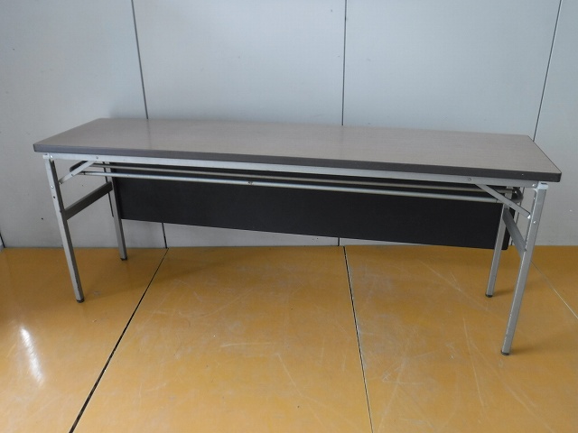 折りたたみテーブル イトーキ 木目調/0-200000002310-1