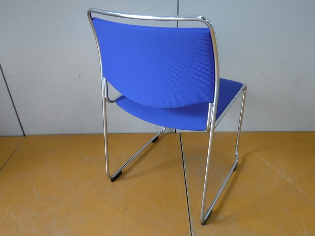 スタッキングチェア イトーキ ブルー/0-200000002312-1