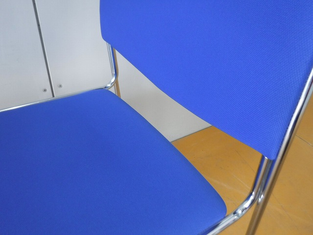 スタッキングチェア イトーキ ブルー/0-200000002312-1