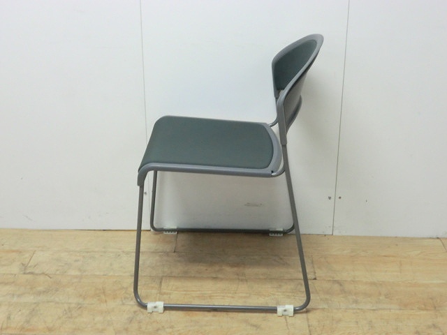 スタッキングチェア ( ウチダ ) グレー //0002921-1