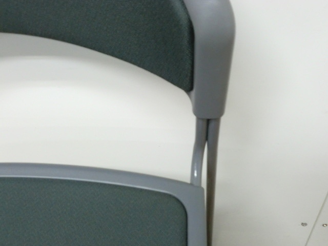 スタッキングチェア ( ウチダ ) グレー //0002921-1