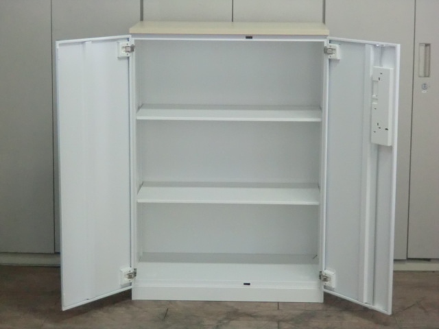 両開きキャビネット コクヨ エディア ホワイト/0002974-1