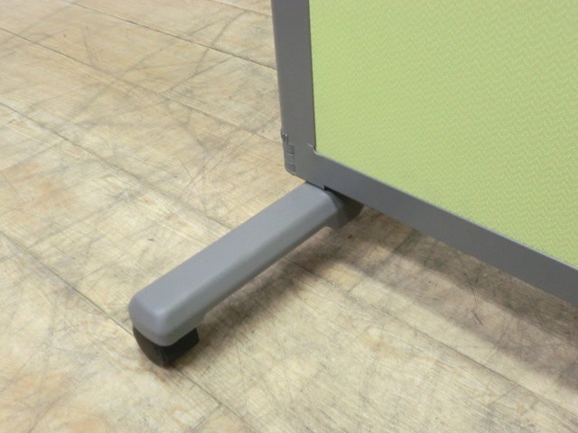 3連パーテーション クロガネ ライトグリーン/ 0003030-1