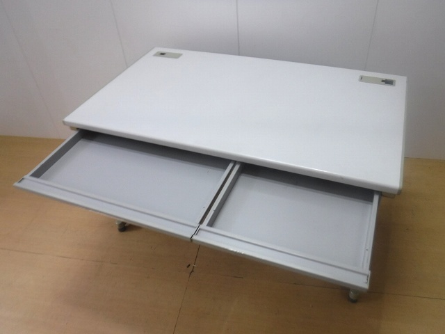 平デスク ウチダ ニューグレー/0004024-1