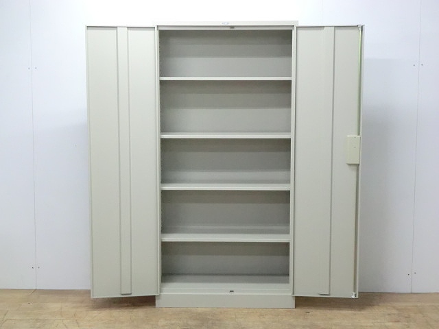 両開きキャビネット 東洋事務器工業 ニューグレー/0004339-1