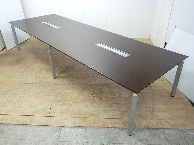 大会議テーブル ナイキ 木目調/0-200000004501-1