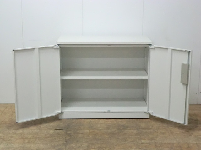 両開きキャビネット イトーキ シンライン W9ホワイト/ 0004599-1