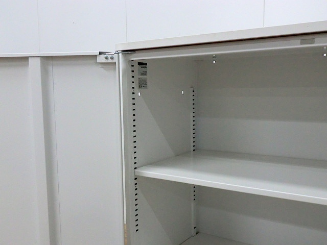 両開きキャビネット イトーキ シンライン W9ホワイト/ 0004599-1