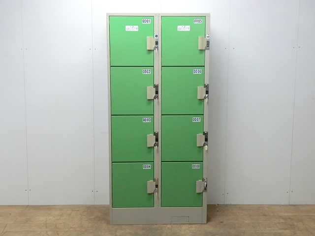 ロッカー8人用 東洋事務器工業 ライトグリーン/0004649-1