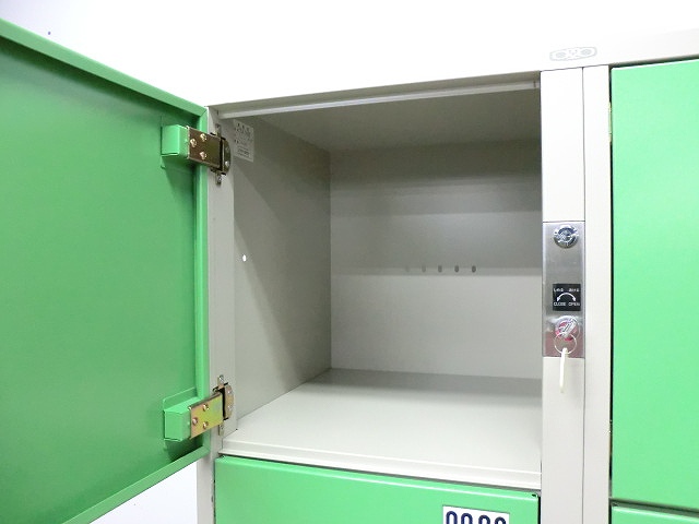 ロッカー8人用 東洋事務器工業 ライトグリーン/0004649-1