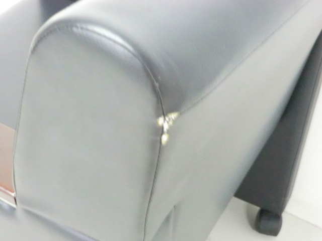 1人用ソファ オカムラ ブラック/ 0005557-1