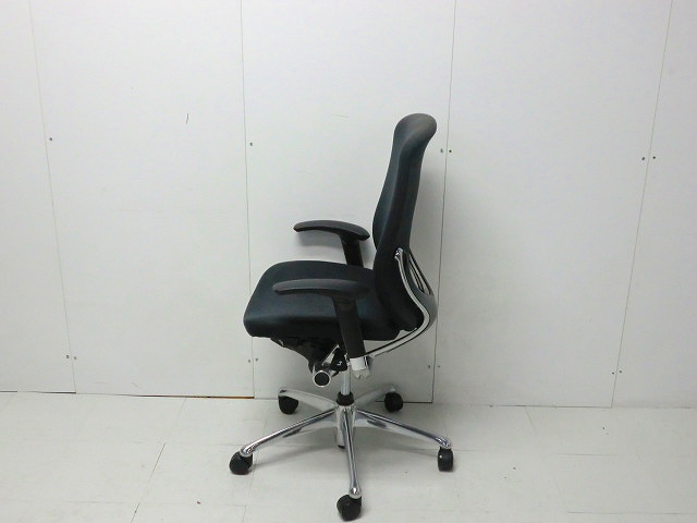 ゼファー ( オカムラ ) ブラック / 肘有/0005709-1