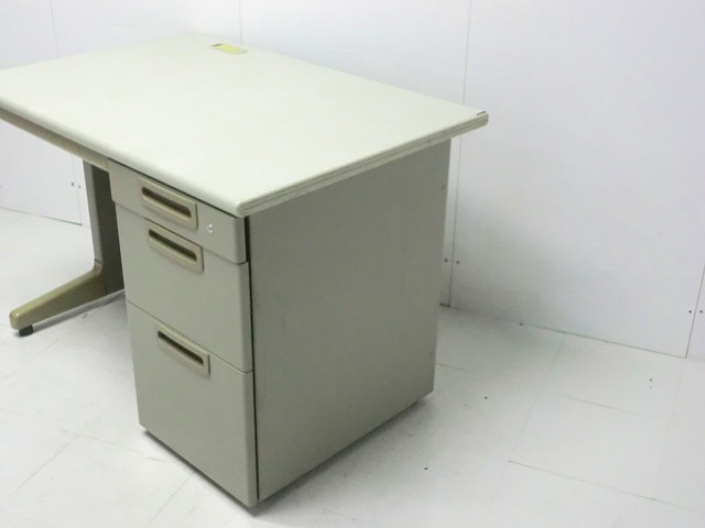 片袖デスク ( プラス ) ベージュ / 幅1000 //0005774-1