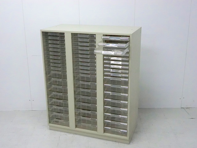 クリアケースキャビネット ライオン ニューグレー/0006332-1