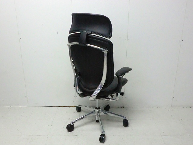 コンテッサ (オカムラ) ブラック / 肘有 ヘッドレスト/0006560-1