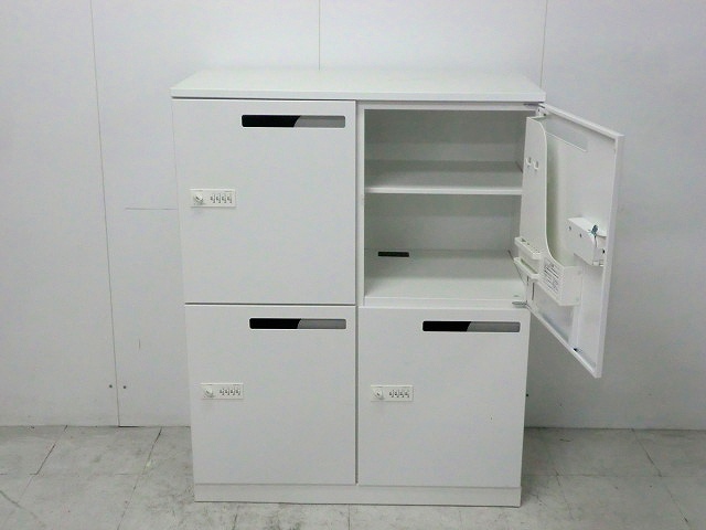 4人用メールロッカー ( コクヨ ) ホワイト //0007015-1