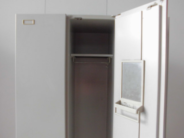 3人用ロッカー(ウチダ)ニューグレー//0007478-1