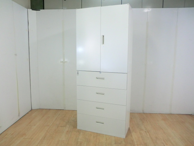 上下連結書庫(ナイキ)ホワイト/0007500-1