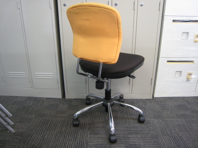 OAチェア肘無(その他)オレンジ// 0007660-4