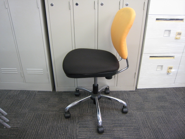 OAチェア肘無(その他)オレンジ// 0007660-4