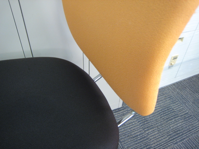 OAチェア肘無(その他)オレンジ// 0007660-4