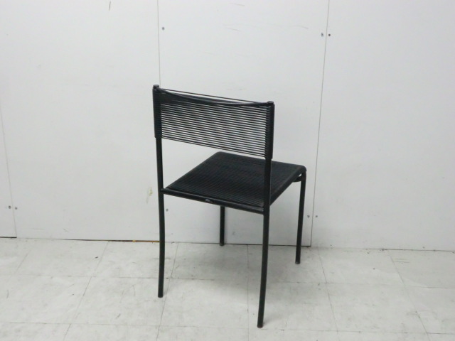 スタッキングチェア ( カッシーナ ) ブラック /スパゲッティチェア/07702-1