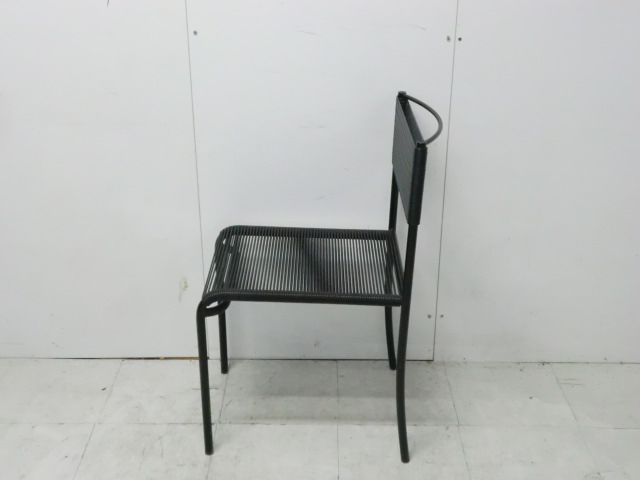 スタッキングチェア ( カッシーナ ) ブラック /スパゲッティチェア/07702-1