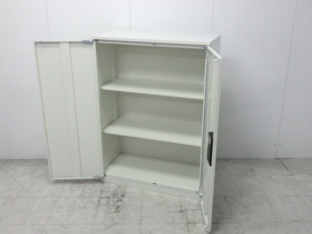 両開きキャビネット ( プラス ) ホワイト // 0007816-1