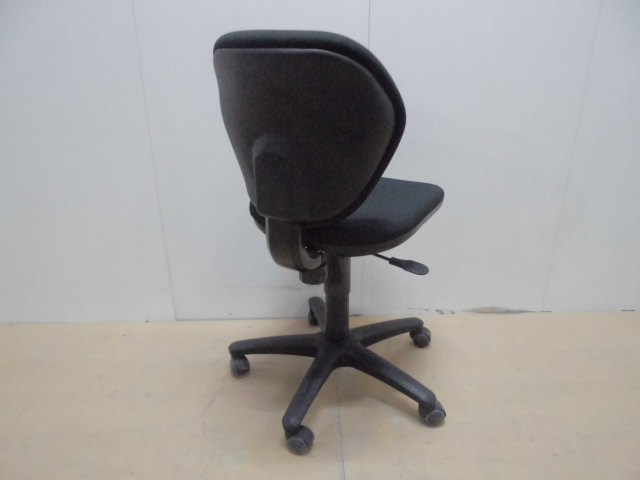 OAチェア(サンワサプライ)肘無し/ブラック/