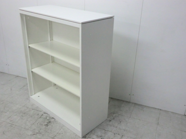 オープンキャビネット(オカムラ) ホワイト / レクトライン/0008523-1