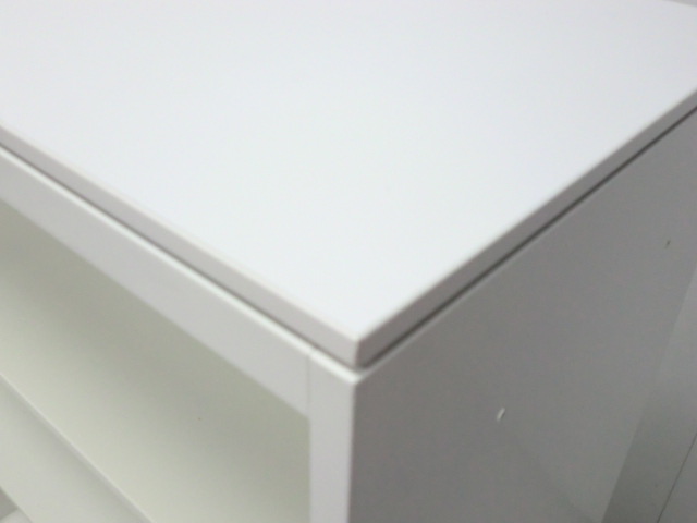 オープンキャビネット(オカムラ) ホワイト / レクトライン/0008523-1