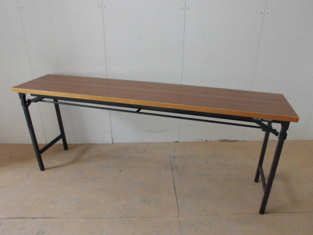 折りたたみテーブル(ライオン)木目調/0-200000008949-1