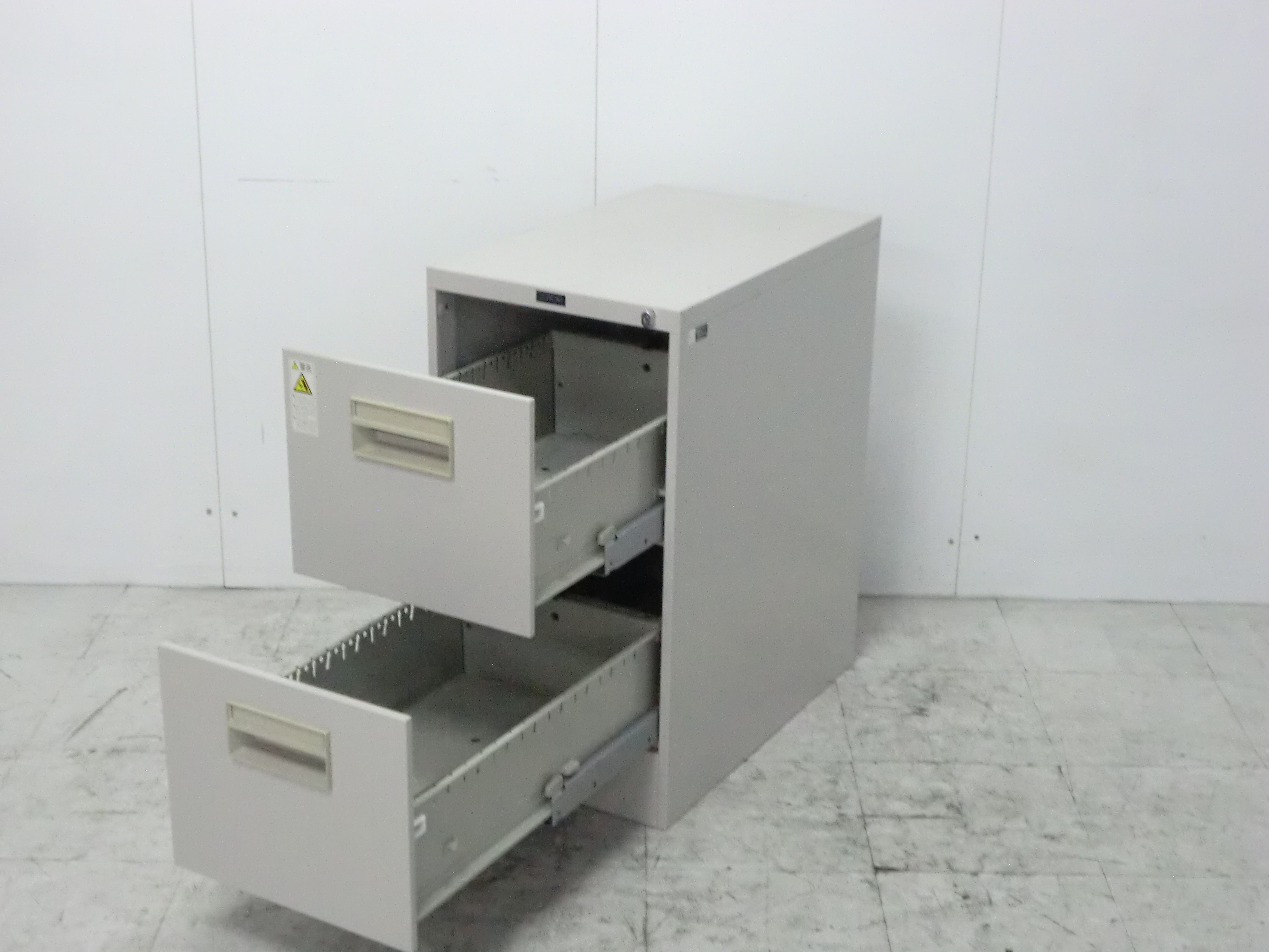 イトーキ/A4-2M1/ニューグレー/2段ファイルキャビネット