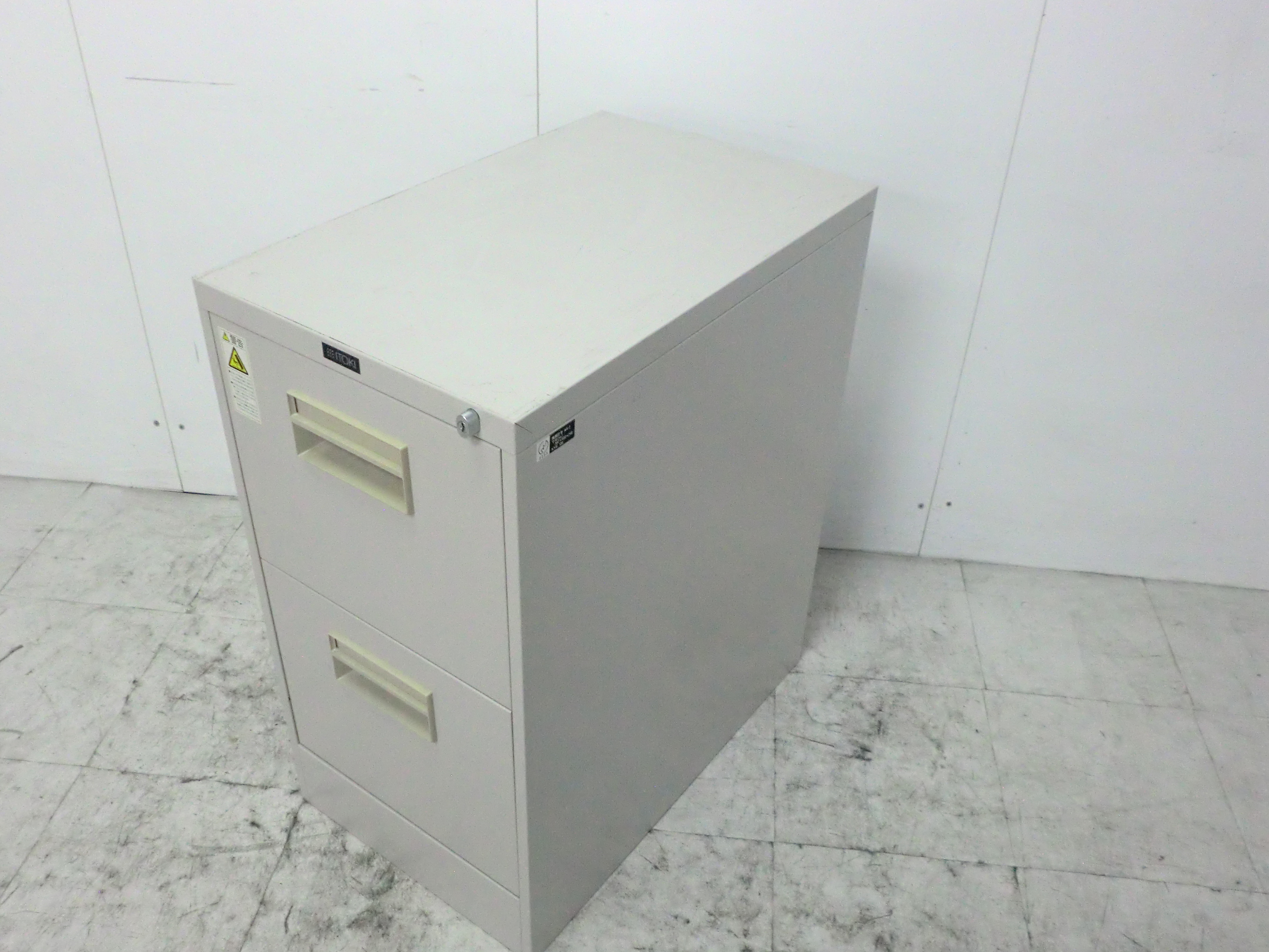 イトーキ/A4-2M1/ニューグレー/2段ファイルキャビネット