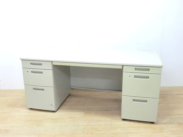 両袖デスク ( コクヨ ) ニューグレー / BS/0009195-1
