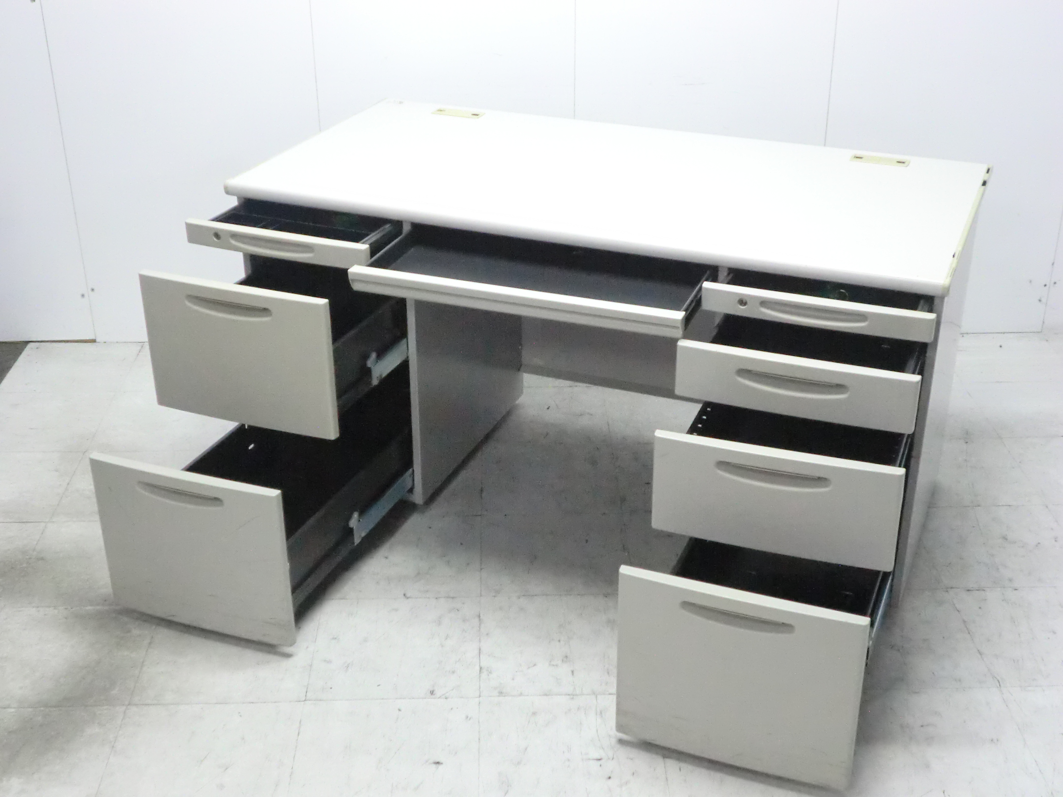 両袖デスク ( オカムラ ) ニューグレー / SD-V/0009223-4