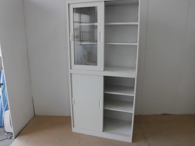 上下連結キャビネット(その他)ホワイト/0009257-1