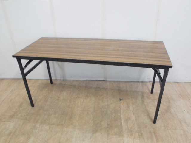 折り畳みテーブル(コクヨ) / 木目調/0-200000010292-1