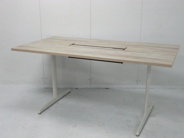 ソファ+テーブルセット(オカムラ)木目調/0010351-1