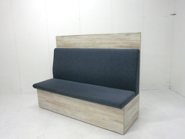 ソファ+テーブルセット(オカムラ)木目調/0010351-1